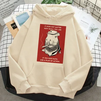 Capybara kapucnis pulóverek férfi streetwear y2k esztétikus grunge férfi hoddies streetwear manga