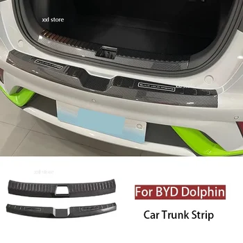 Autó csomagtartó belül és kívül Védőburkolat a BYD számára Dolphin Auto hátsó lökhárító szalagbetét díszlécek Fedél tartozékok
