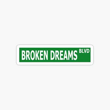 Blvd Of Broken Dreams 5DB autó matricák otthoni háttér gyerek anime rajzfilm dekorációk vizes palackok fali motorkerékpár