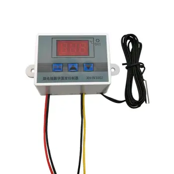12V 24V 220V szondasor 20A digitális hőmérséklet-szabályozó LED kijelző termosztát fűtés / hűtés vezérlőműszerrel