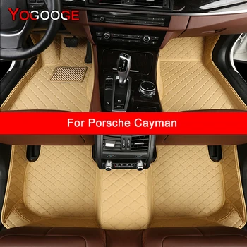 YOGOOGE egyedi autós padlószőnyegek a Porsche Cayman Auto Accessories lábszőnyeghez