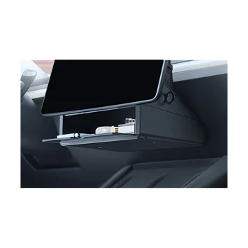Autó központi vezérlés navigációs képernyő Tároló doboz Tároló doboz polc Belső kiegészítők a Tesla Model 3 Y-hoz 2020-2023