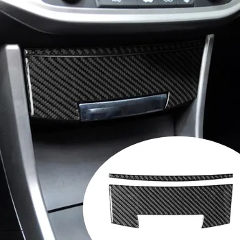 Szénszálas vezérlőkonzol Tároló Takarítás Doboz panel burkolat burkolat Honda Accord 2013-17 belső autó tartozék matricák