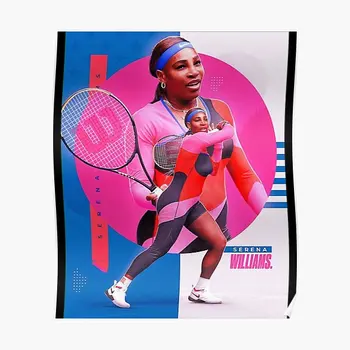 Serena Williams Poszter Kép Fali dekoráció Falfestmény Modern Vicces Festészet Művészeti szoba Vintage dekoráció Otthoni nyomtatás Nincs keret