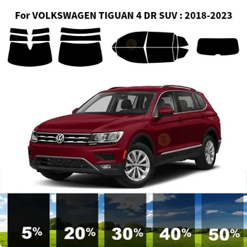 Előre vágott nanokerámia autó UV ablakfesték készlet autóipari ablakfólia VOLKSWAGEN TIGUAN 4 DR SUV 2018-2023 számára