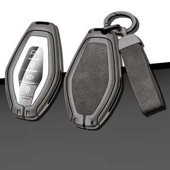 Cinkötvözet bőr autós kulcstok fedél védőhéj Chery Jetour X70 X70plus X70m X90plus X95pro kulcs nélküli automatikus tartozékok