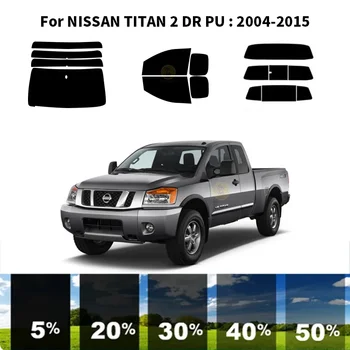 Előre vágott nanokerámia autó UV ablakfesték készlet autóipari ablakfólia NISSAN TITAN 2 DR PU 2004-2015