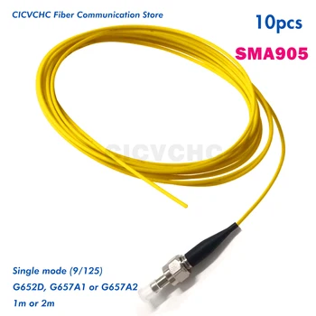 10db SMA905 Pigtail-SM (9/125)-G652D, G657A1, G657A2-0.9mm Kábel / optikai szál
