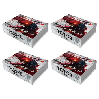 Nagybani 4Boxok A legújabb japán anime Chinasaw férfi Makima Denzi Booster Box CCG ACG TCG gyűjtőkártya Doujin hobbi ajándék