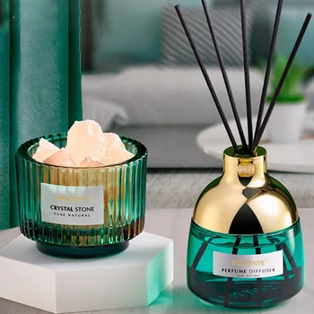 M&Scente luxus egyedi otthoni illatrost stift aromaterápiás kristálykövek nád diffúzor ajándék szett