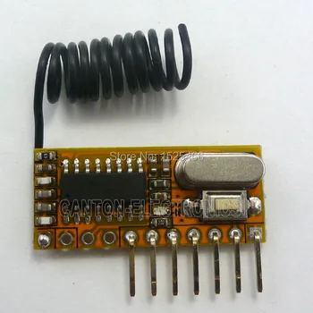 2PCS 1527/2262 Superheterodyne vevő dekóder CE006 433MHz vezeték nélküli RF vevő modul plug-in UNO MEGA2560