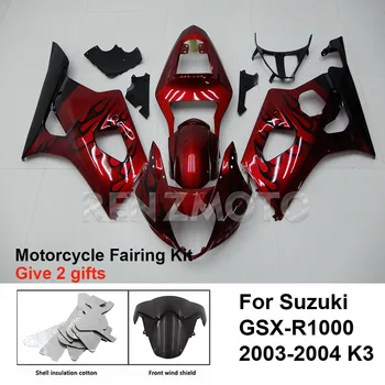 Suzuki GSX-R1000 2003-2004 K3 Fairing motorkerékpár szett karosszéria készlet dekoráció műanyag védőlemez tartozékok Shell S1003-122a