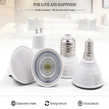 5-20Db/Lot LED spotlámpa Lámpa GU10 MR16 GU5.3 E27 E14 Izzó 6W 220V Lampada Kondenzátor lámpa Diffúziós spotlámpa Energiatakarékosság