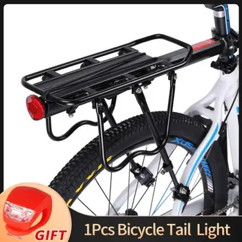Kerékpár csomagtartó Rakománytartó hátsó csomagtartó polc gyorskioldású alumínium ötvözet kerékpáros táska állványtartó csomagtartó csomagtartó 26-29''