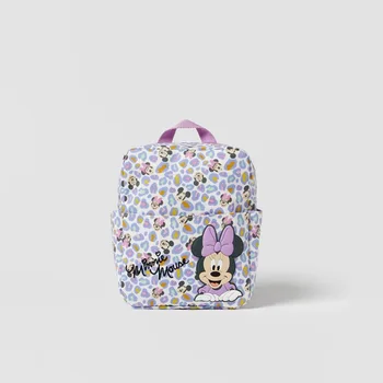 Új 25X23X10 cm Disney rajzfilm Minnie egér gyerek hátizsák Mini iskolatáska Lányok és fiúk aranyos válltáska