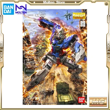 BANDAI MG Gundam Exia 1/100 méretarányú mobil öltöny Gundam 00 (Double O) Gunpla műanyag modellkészlet szerelvény
