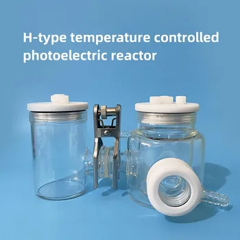 K011H modell Cserélhető penész és hőmérséklet-szabályozható fotoelektromos reaktor kvarc ablak kémiai cella