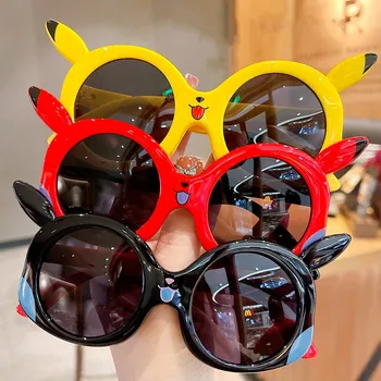 Anime Pikachu napszemüveg polarizált UV szemüveg Napszemüveg Pokemon gyermek napernyő tükör szemüveg strand ünnepi szemüveg