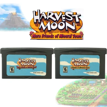 Harvest Moon GBA játékkazetta 32Bit videojáték-konzol kártya Ásványváros barátai További Friends of Mineral Town GBA/SP/DS