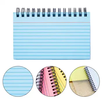 sima papír jegyzetfüzet ütemezése notebook színes tekercs kialakítása notebook spirál indexkártyák tanulmányi irodai iskolához Sima írás