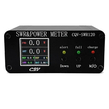 120W 1.8Mhz-50Mhz Digitális teljesítmények állóhullám-mérő SWR mérő FM AM SSB SWR teljesítménymérő Riasztási funkció