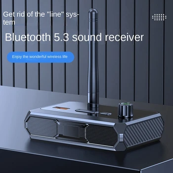 Bluetooth 5.3 digitális kijelző Bluetooth vevő száloptikai koaxiális adapter támogatja az U lemezt MP3 lejátszó Egyszerű telepítés Könnyen használható