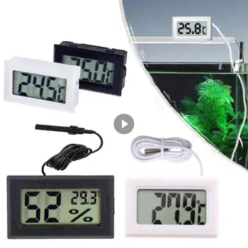 Mini LCD digitális hőmérő Higrométer hőmérséklet-szonda beltéri kényelmes hőmérséklet-érzékelő páratartalom-mérő mérőműszerek