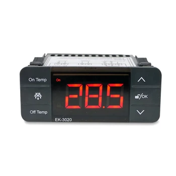 EK-3020 Digitális hőmérséklet-szabályozó 220V termosztát érzékelő Hűtőszekrény hűtés leolvasztó termosztát