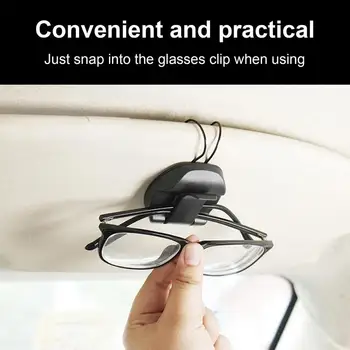 Sun Visor Napszemüveg klip Univerzális szemüvegtartó Tároló autókhoz Multifunkciós napszemüvegek Járműre szerelhető Autók Szerszámok