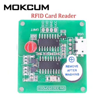 RFID kártyaolvasó IC kártya elektronikus címke RF kártyaolvasó modul USB meghajtó nélküli nagyfrekvenciás 13,56 MHZ-es kártyaolvasó