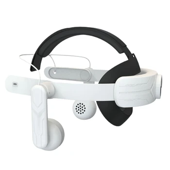 Headset fejpánt Quest3-hoz fejhallgatóval állítható fejpánt Zajcsökkentő tartozékok