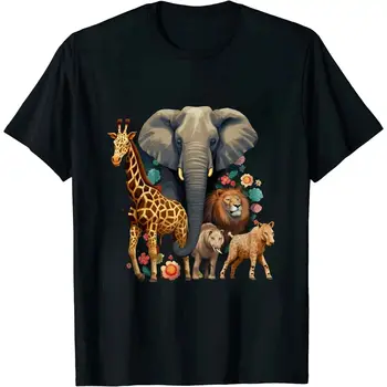 Safari Squad African Safari Animals Funny Zoo Animal Lovers póló hosszú ujjú