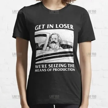 2023 Karl Marx Lefoglaljuk a termelőeszközöket Póló férfi ruházat Kommunizmus Szocializmus Póló Ropa Hombre Camisetas Forró akció