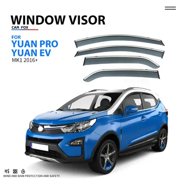 Ablakvédő BYD Yuan PRO EV 2016 ATTO 3 2022-2023 Napellenzők árnyékolók Oldalsó ablak Nap esőterelő Guard Autó kiegészítők