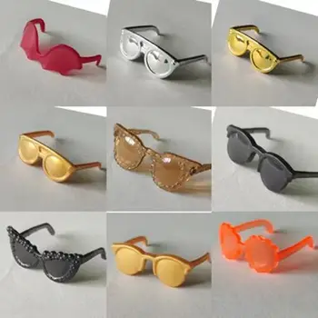 Divatbaba Aranyos mini szemüveg 30 cm-es babához 1/6 baba kiegészítők Baba napszemüvegek Multi-Style gyerek ajándék DIY játékok