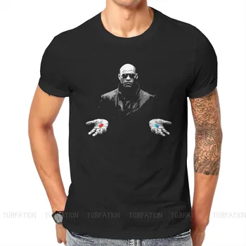 Morpheus stílusú póló The Matrix Neo Anderson Morpheus Film Kiváló minőségű kreatív ajándék ruhák Póló rövid ujjú Ofertas