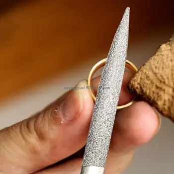 10Pcs gyémánt reszelő fém ékszerész kő polírozáshoz fafaragó kézműves
