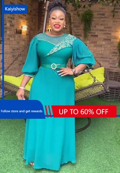 Luxus estélyi ruhák nőknek Dubai Abayas afrikai bojt köntös bodycon ruha esküvői parti születésnapi ruha 2023 őszi ruházat