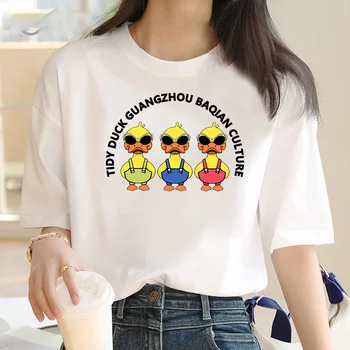 Női póló Kawaiilong Nyomtatott póló Top Y2K ruházat Nyári rövid ujjú póló o galléros alkalmi ünnepi női póló