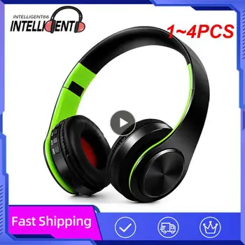 1 ~ 4PCS fejhallgató fejhallgató fülhallgató fülhallgató vezeték nélküli fejhallgató sztereó összecsukható sport fülhallgató mikrofon fejhallgató kihangosító MP3