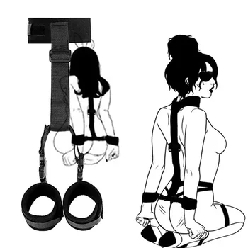 BDSM Bondage Collar Fétis Felnőtt erotikus szex játékok nőknek Párok Rabszolga korlátok Nyak bilincs Bekötött szemmel tisztaság szexbolt