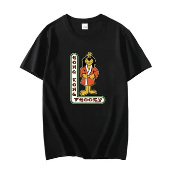 Divat Férfi póló Hong Kong Phooey pamut grafikai pólók Pólók Felsők rövid ujjú pólók Nyári haradzsuku Férfi ruházat
