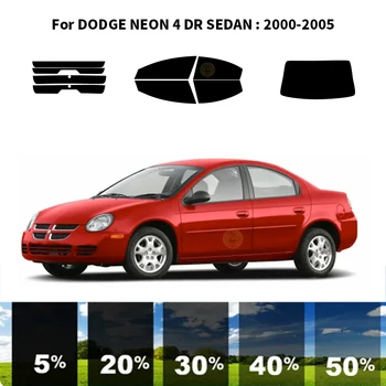Előre vágott nanokerámia autó UV ablakfesték készlet autóipari ablakfólia DODGE NEON 4 DR SEDAN 2000-2005 számára
