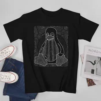 Linux pingvin póló nyári bash-parancsok streetwear pólók pamut hiphop póló férfi egyedi ruházathoz nagy méret
