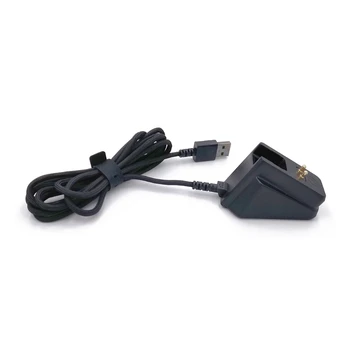 2m Egérvonalak cseréje Tartós PVC USB egérkábel razerhez Játék játék egér fekete