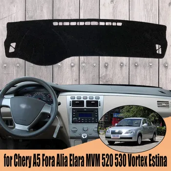 Car Auto belső műszerfal fedél Dash szőnyeg szőnyeg Chery A5 Fora Alia Elara MVM 520 530 Vortex Estina napernyő Auto köpeny