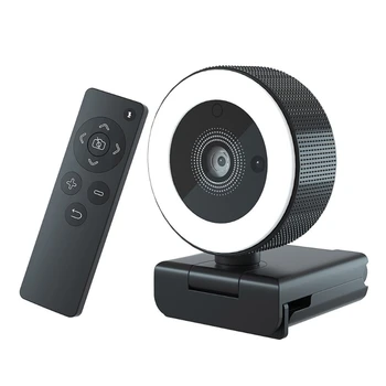 83XC 2K élő streaming webkamera USB autofókusz Web mikrofonnal LED töltőfény mágneses Co