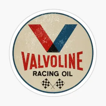 Valvoline Racing Sign 5db, autó matricák aranyos falhoz Art háttér motorkerékpár vicces otthoni poggyász nyomtatás vizes palackok dekoráció