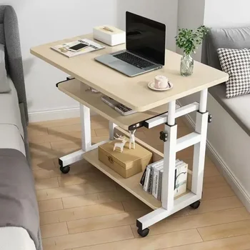 Többfunkciós éjjeliszekrény mozgatható asztal hálószoba Háztartási laptop állítható lusta személy ágya Tanulóasztal és szék