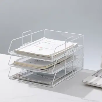 ins stílusú A4-es fájl tároló tálca minimalizmus vaspapír állvány egyszerű divat szendvics tároló állvány otthoni irodai kellék